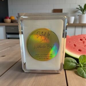 Watermelon Basil Soy Wax Melts • Fresh Summer Scent